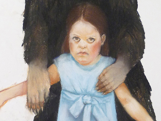 Girl and The Bear (sold)
