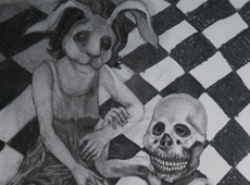 Bunnygirl and the Dead (sold)
