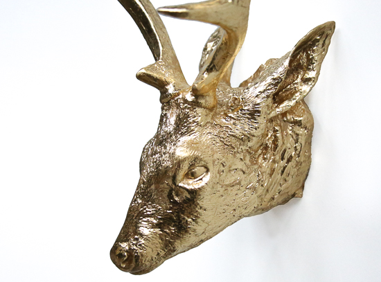 Golden Deer Head