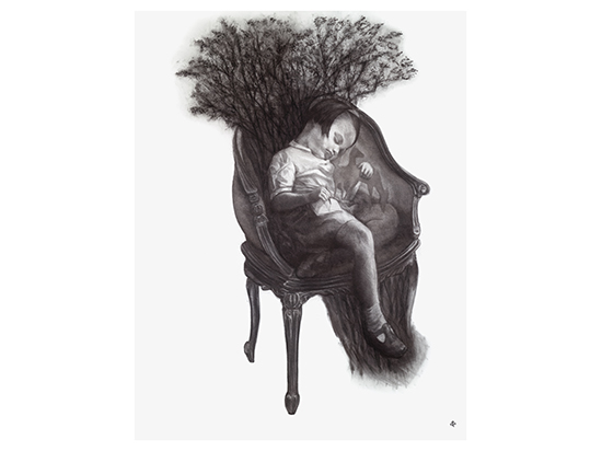 The Dreaming Chair (photogravure print)