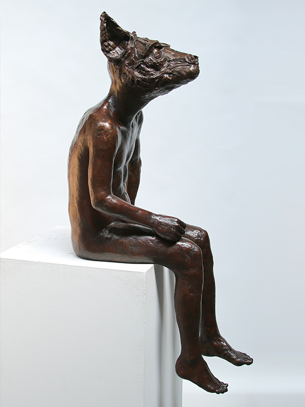 Mougins-Monumental-2026 18 work 13 sitting dog by Beth Carter